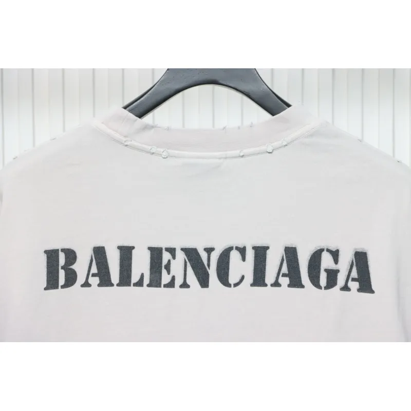Balenciaga Unisex Stencil Type Medium-fit T-shirt in Vintage-jersey