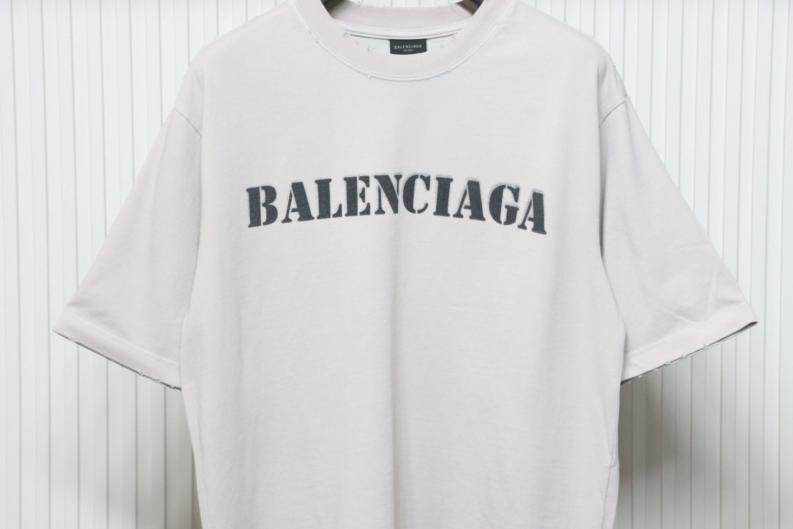 Balenciaga Unisex Stencil Type Medium-fit T-shirt in Vintage-jersey