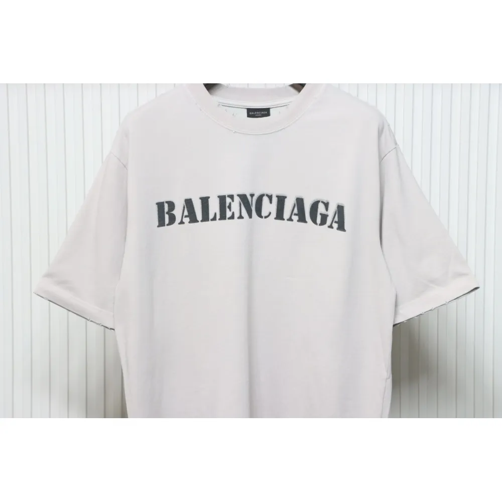 Balenciaga Unisex Stencil Type Medium-fit T-shirt in Vintage-jersey