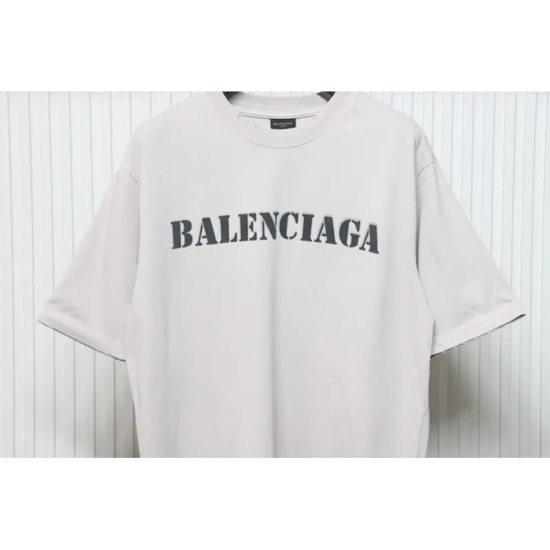 Balenciaga Unisex Stencil Type Medium-fit T-shirt in Vintage-jersey