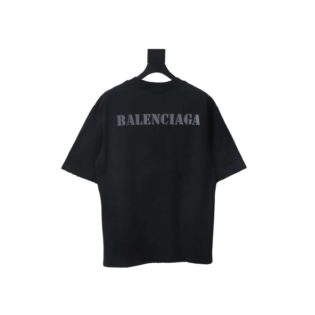 Balenciaga Unisex Stencil Type Medium-fit T-shirt in Vintage-jersey