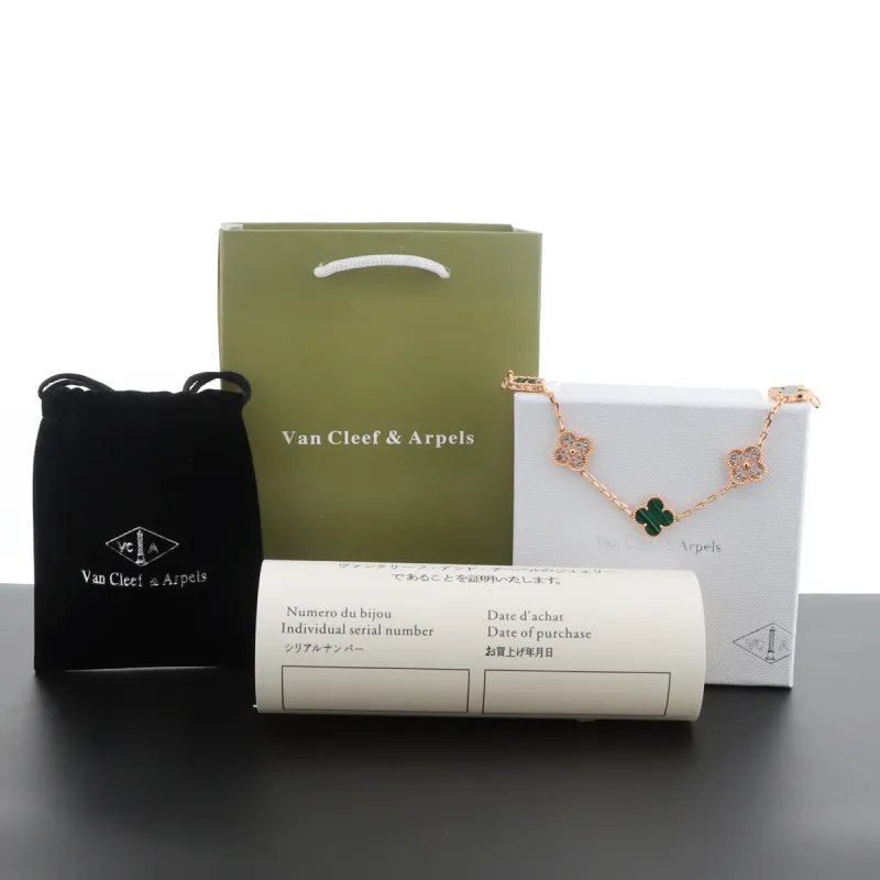 Van Cleef & Arpels Sweet Alhambra Bracelet Turquoise/Rose Gold
