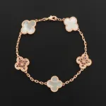 Van Cleef & Arpels Sweet Alhambra Bracelet White mother-of-pearl/rose gold
