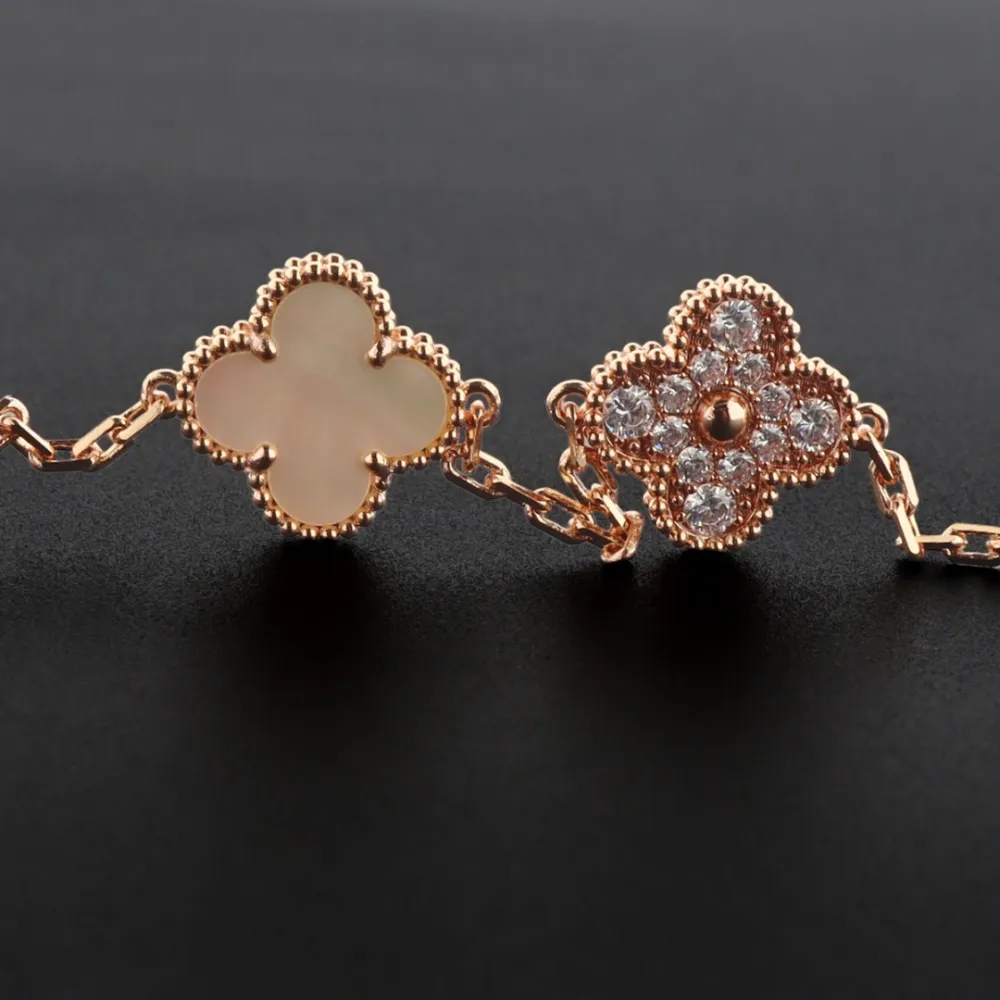 Van Cleef & Arpels Sweet Alhambra Bracelet White mother-of-pearl/rose gold