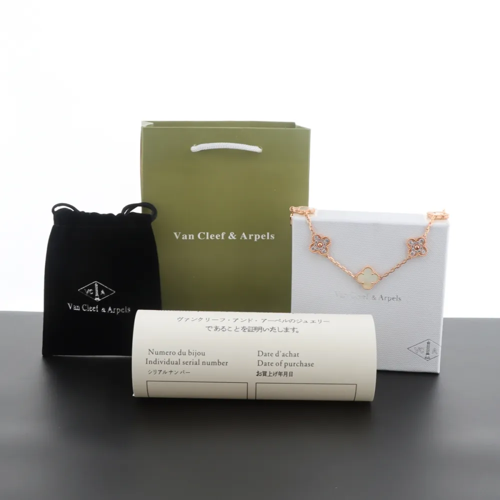 Van Cleef & Arpels Sweet Alhambra Bracelet White mother-of-pearl/rose gold