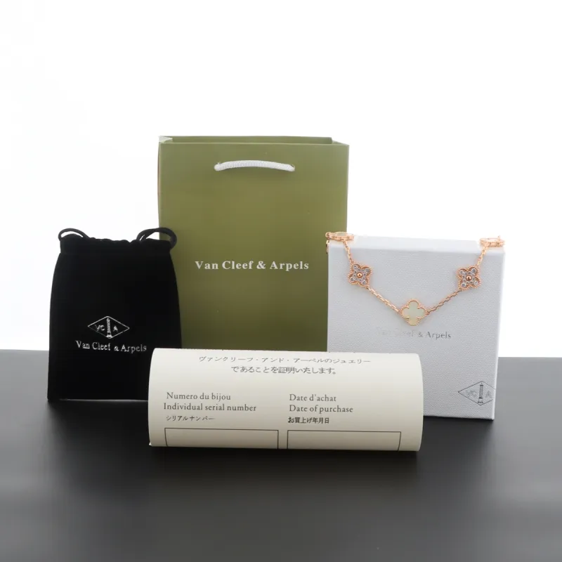 Van Cleef & Arpels Sweet Alhambra Bracelet White mother-of-pearl/rose gold