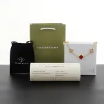 Van Cleef & Arpels Sweet Alhambra White Carnelian/Gold