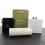 Van Cleef & Arpels Vintage Alhambra Earrings Black Onyx/Rose Gold