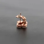 Van Cleef & Arpels Vintage Alhambra Earrings Carnelian/Rose Gold