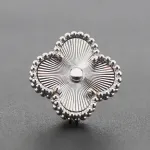 Van Cleef & Arpels Vintage Alhambra Earrings Silver