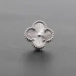 Van Cleef & Arpels Vintage Alhambra Earrings Silver