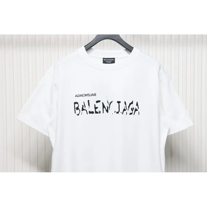 Balenciaga Mottled Letters T-Shirt