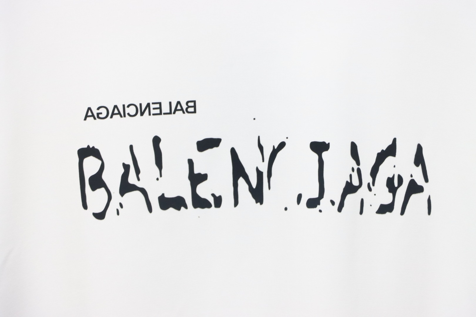 Balenciaga Mottled Letters T-Shirt