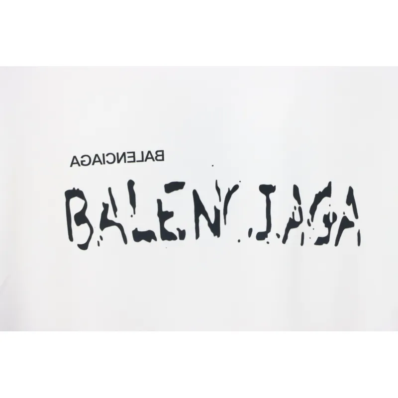 Balenciaga Mottled Letters T-Shirt
