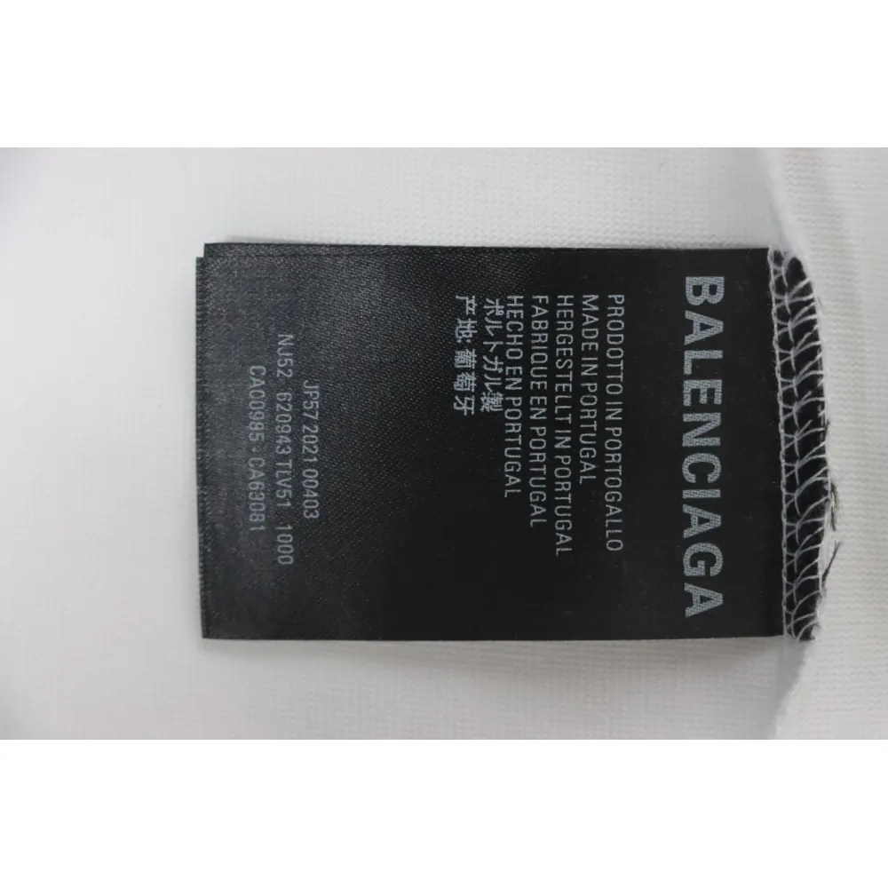 Balenciaga Mottled Letters T-Shirt