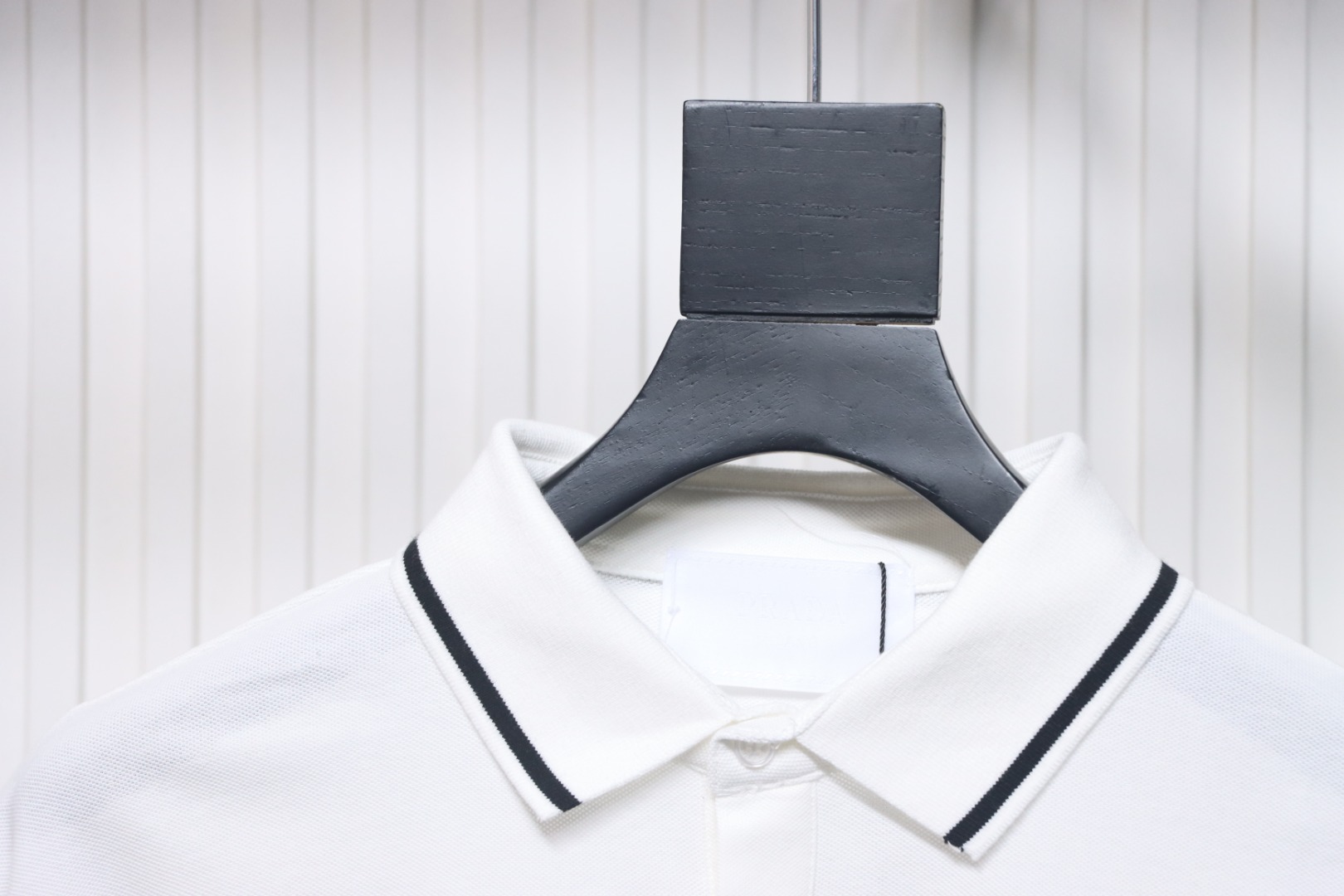 Prada Basic Letter Logo Business polo T-shirt