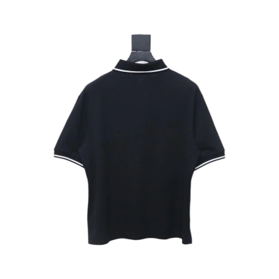 Prada Basic Letter Logo Business polo T-shirt 02