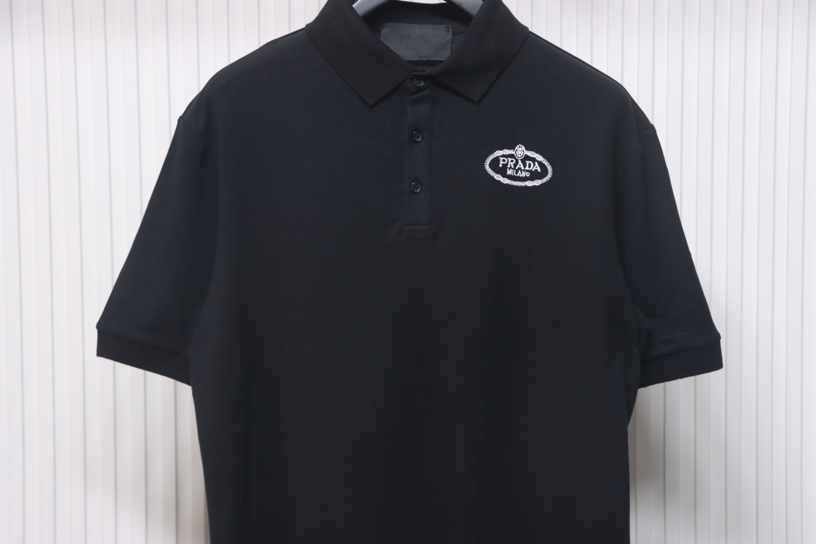 Prada Basic Letter Logo polo T-shirt