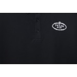 Prada Basic Letter Logo polo T-shirt