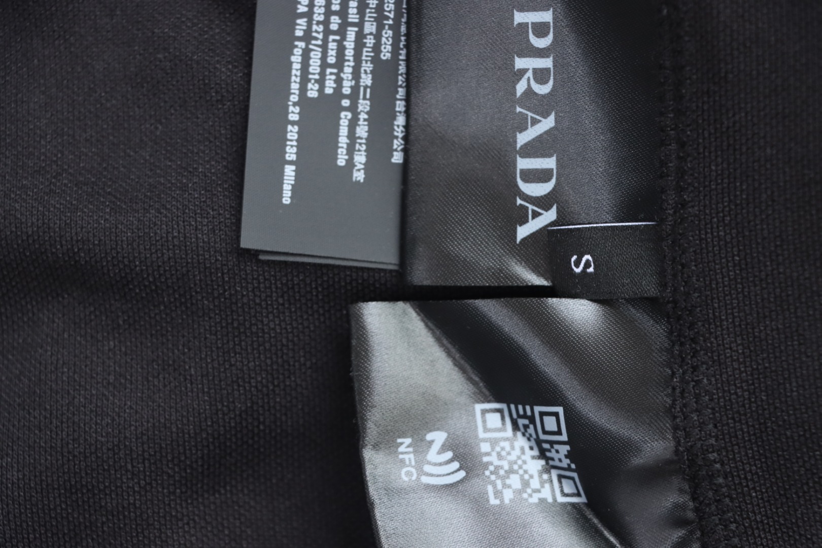 Prada Basic Letter Logo polo T-shirt