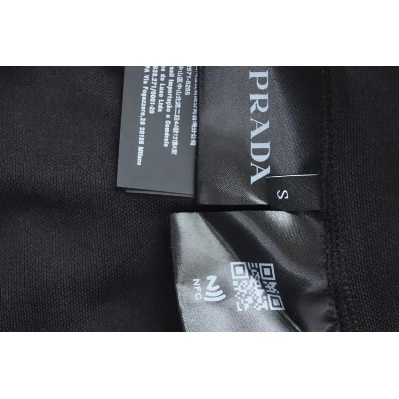 Prada Basic Letter Logo polo T-shirt