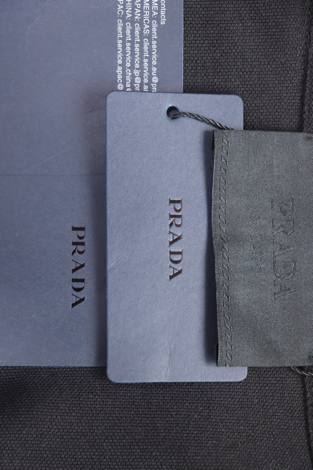 Prada Basic Letter Logo polo T-shirt