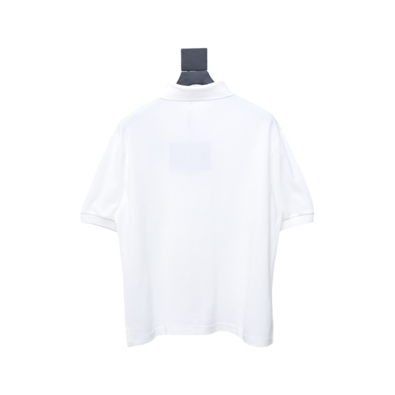 Prada Basic Letter Logo polo T-shirt