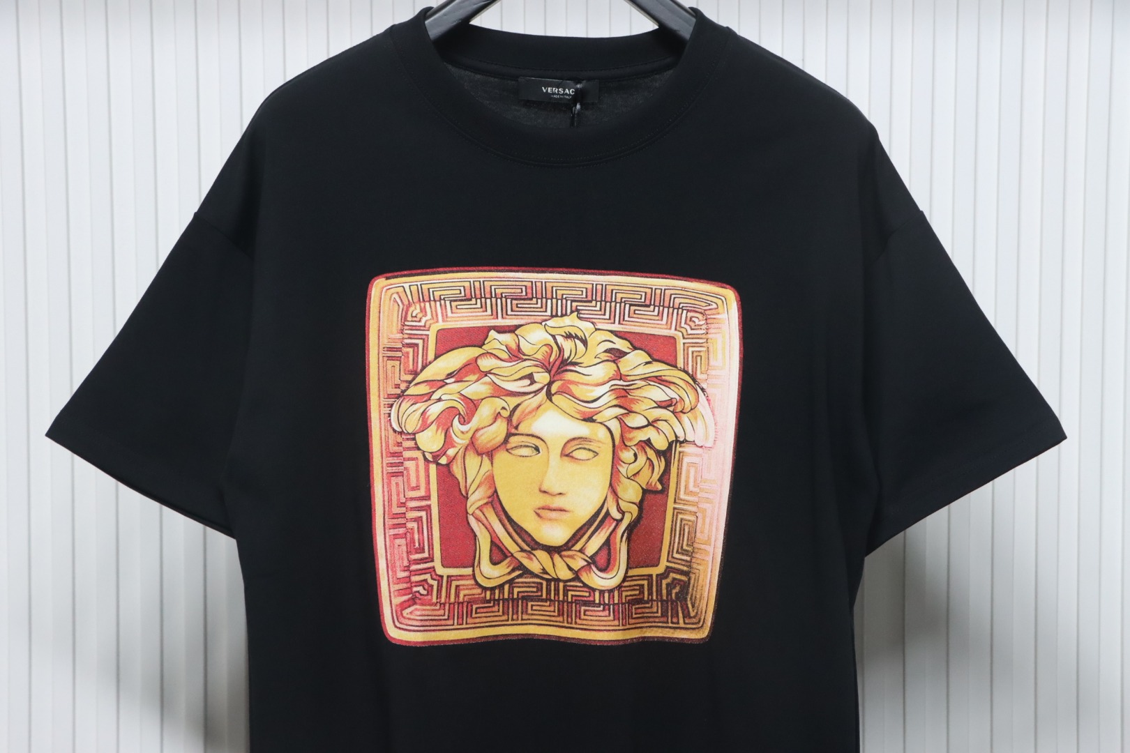 VERSACE Checkered Medusa Avatar T-shirt