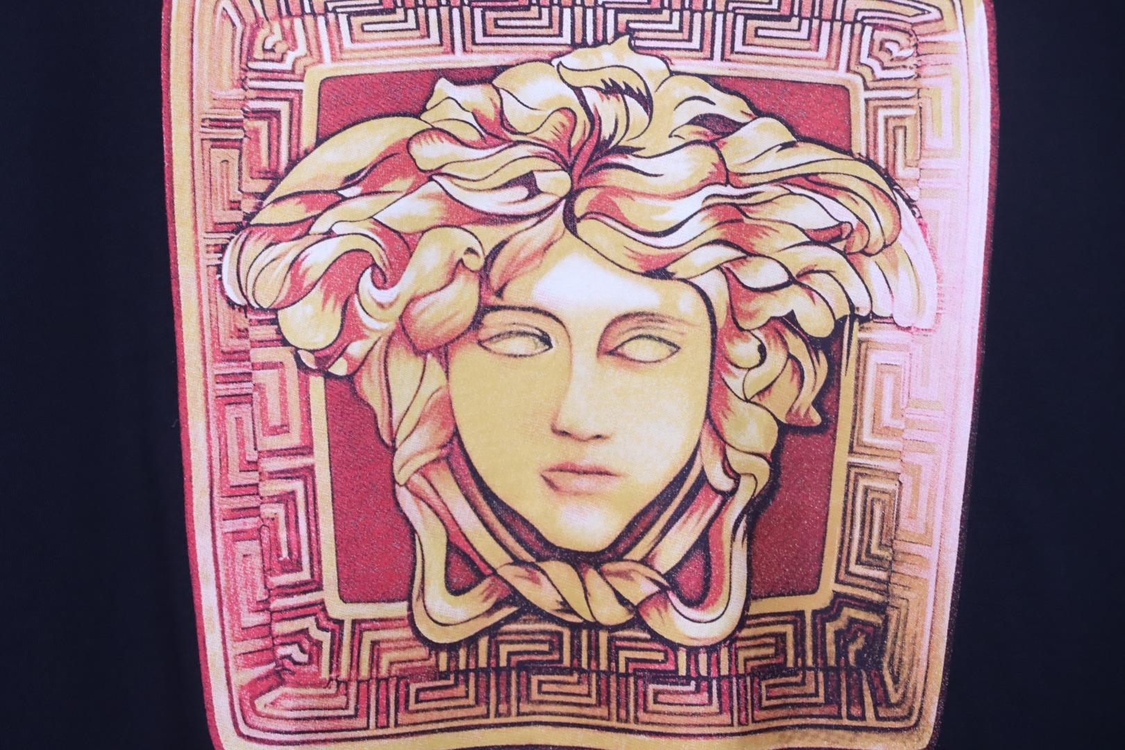 VERSACE Checkered Medusa Avatar T-shirt