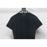 VERSACE Embroidered Logo Polo T-shirt