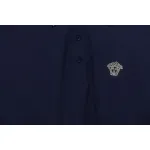VERSACE Embroidered Logo Polo T-shirt