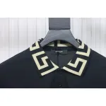 VERSACE Embroidered Logo Polo T-shirt