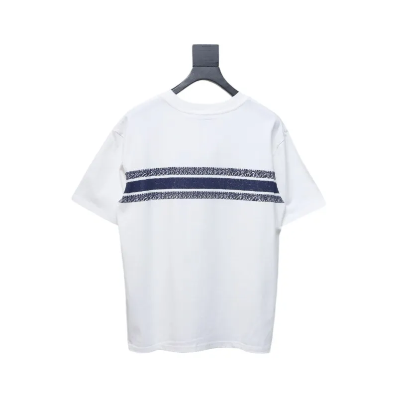 Dior 23ss Blue Stripes T-shirt