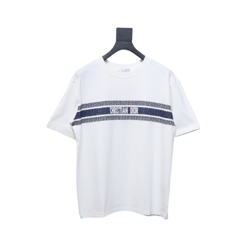 Dior 23ss Blue Stripes T-shirt