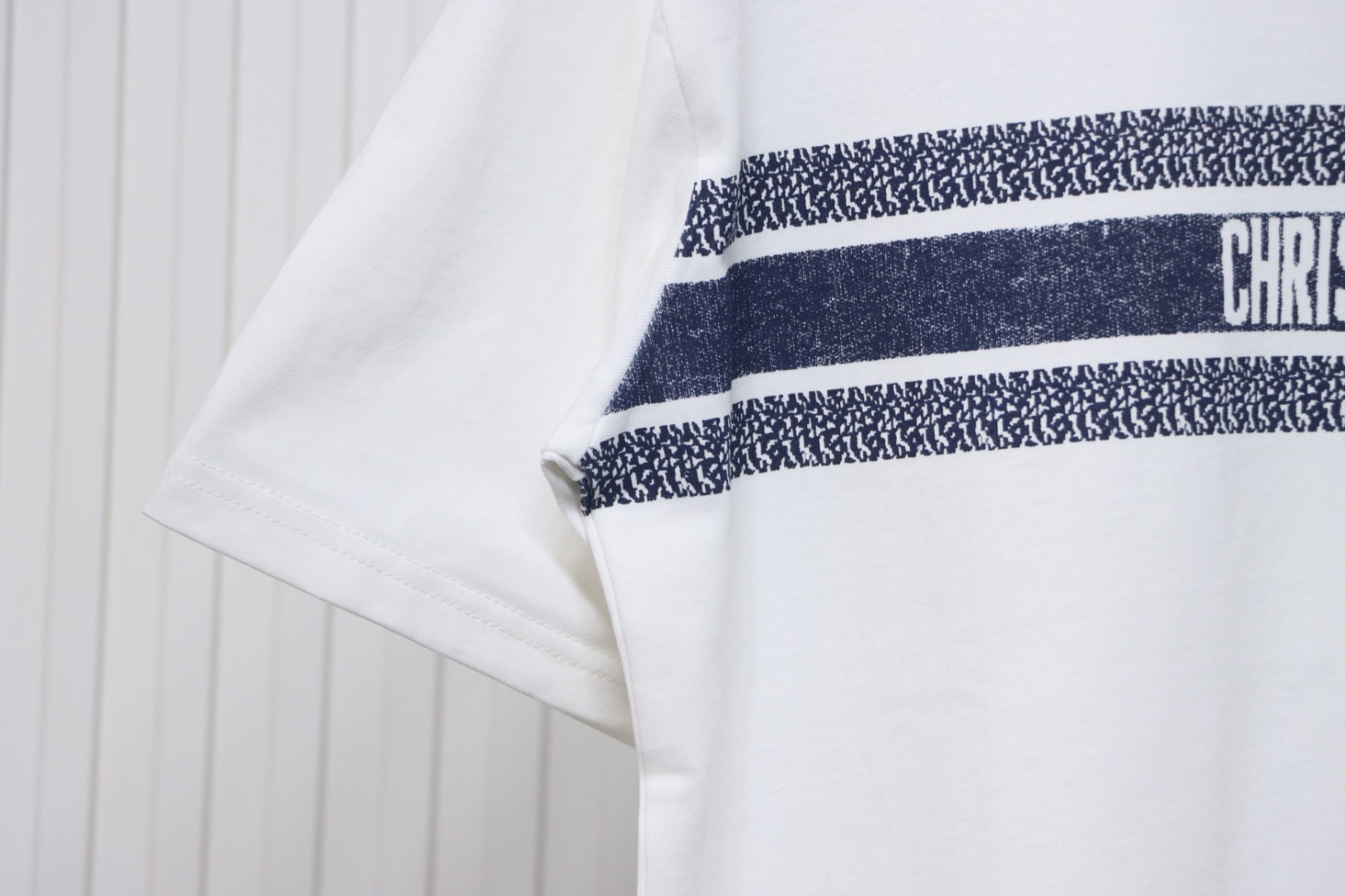 Dior 23ss Blue Stripes T-shirt