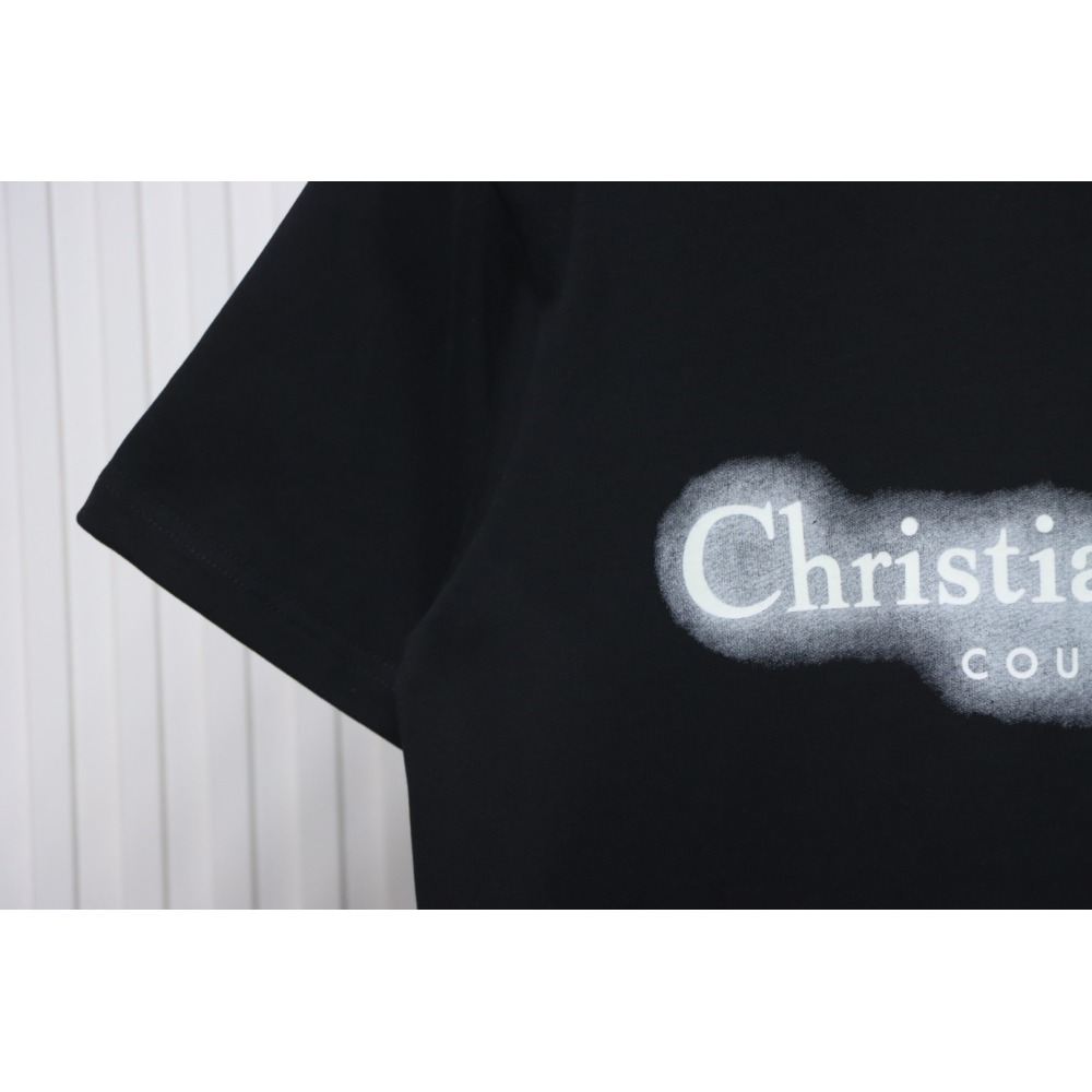 Dior 25ss Halo Print T-shirt Black