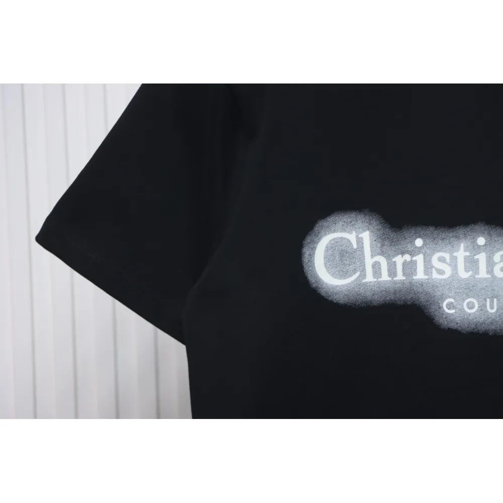 Dior 25ss Halo Print T-shirt Black