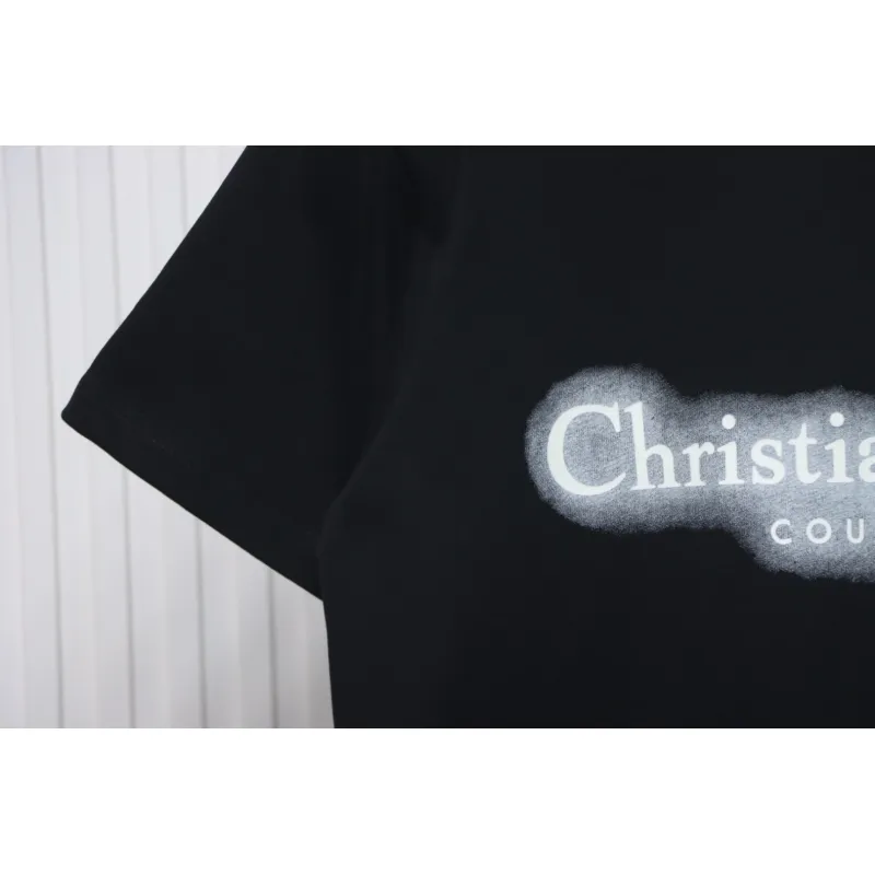 Dior 25ss Halo Print T-shirt Black