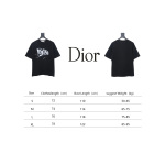 Dior 25ss Hand-painted Letters T-shirt Black