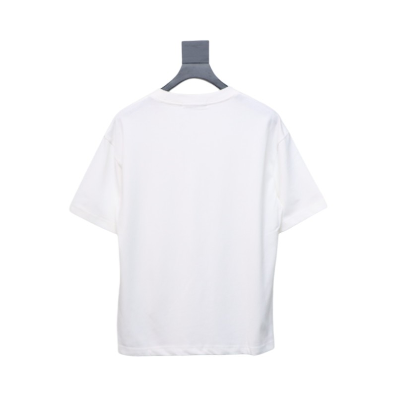 Dior 25ss Hand-painted Letters T-shirt White
