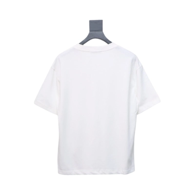 Dior 25ss Hand-painted Letters T-shirt White 02