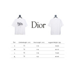 Dior 25ss Hand-painted Letters T-shirt White
