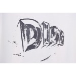Dior 25ss Hand-painted Letters T-shirt White
