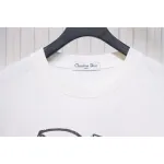 Dior 25ss Hand-painted Letters T-shirt White