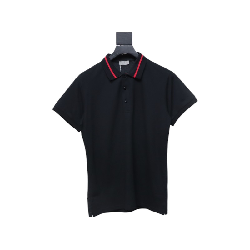 Dior Back Collar Letter Jacquard T-shirt