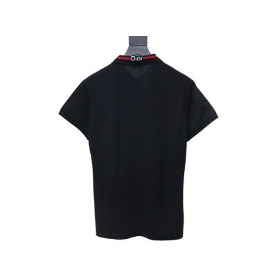 Dior Back Collar Letter Jacquard T-shirt 02