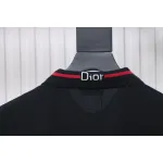 Dior Back Collar Letter Jacquard T-shirt