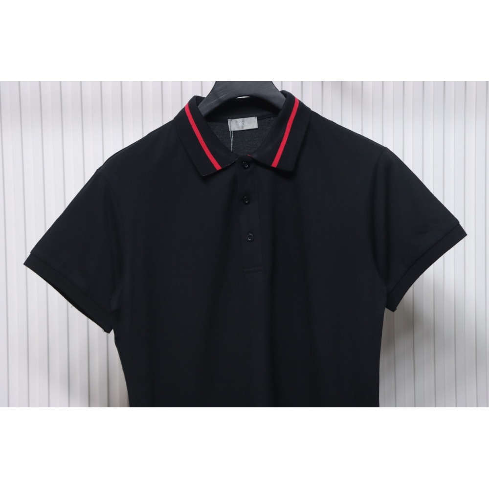 Dior Back Collar Letter Jacquard T-shirt