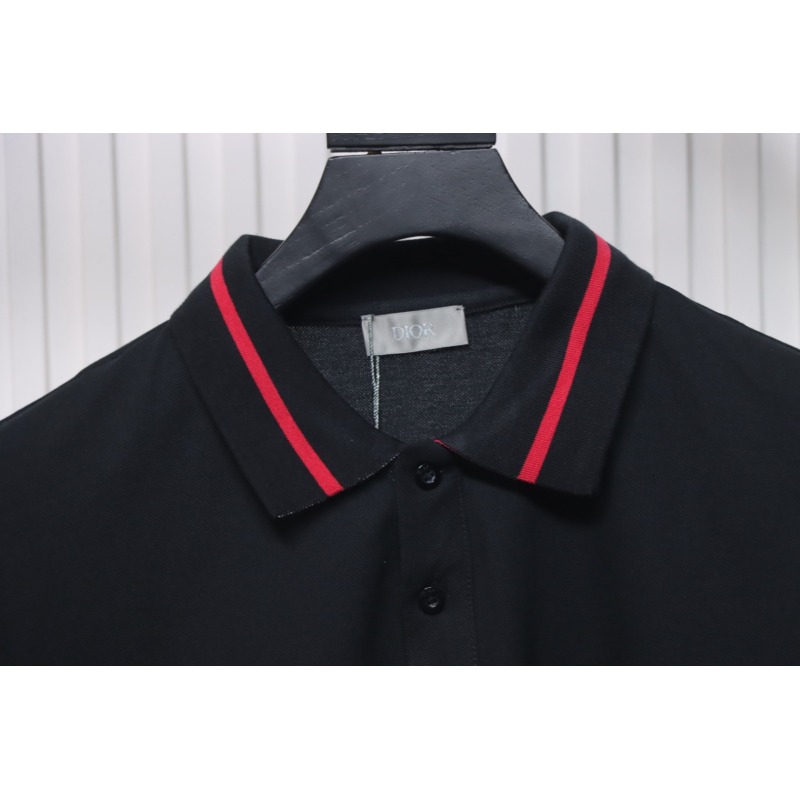 Dior Back Collar Letter Jacquard T-shirt