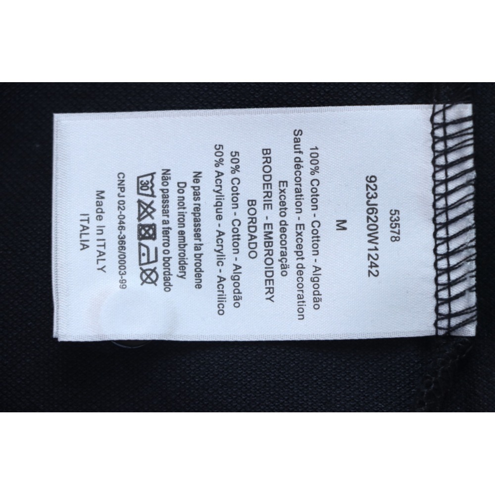 Dior Back Collar Letter Jacquard T-shirt